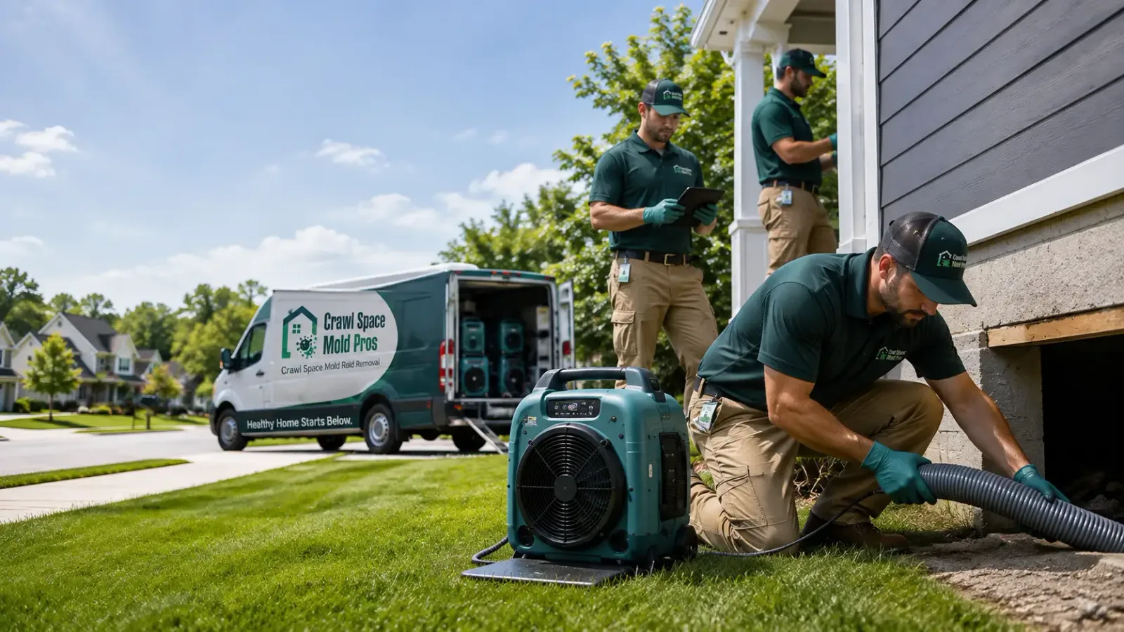 Crawl Space Mold Removal in Simpson, KS
